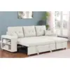 Image de Glasgow canapé d'angle convertible beige 4 places