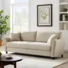 Image de Lucerne canapé 4 places en tissu beige