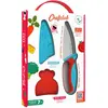 Image de Couteau enfant bleu et rouge - chefclub