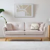 Image de Hoga canapé 3 places scandinave velours côtelé beige