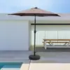 Image de Come parasol marron rond 2,5 x 2,5 m