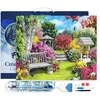 Image de Broderie diamant en bois joli jardin