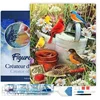 Image de Broderie diamant oiseaux dans le jardin