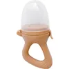 Image de Sucette grignoteuse caramel avec 4 embouts