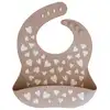 Image de Bavoir en silicone fall in love taupe rose