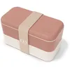 Image de Lunch box rectangle 2x500ml rose moka