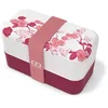 Image de Lunch box rectangulaire 2x500ml magnolia