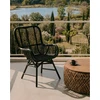 Image de Lot de 4 chaises sapporo - lot de 4 chaises sapporo en rotin noir