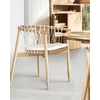 Image de Nala - chaise en teck massif et cordage blanc