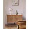 Image de Nara - grand buffet en bois de teck 160 cm - style asiatique