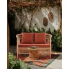 Image de Lusso - canapé de jardin 2 places en rotin, coussin amovible