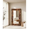 Image de Boima - miroir en bois de teck finition antique