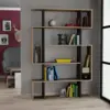 Image de Kirja meuble à étagères bois et anthracite
