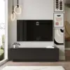 Image de Meli meuble tv design noir 140cm