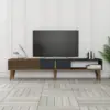 Image de Nola meuble tv design bois et anthracite 180 cm