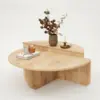 Image de Carlow table basse ronde design en bois