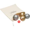 Image de Jeux de boules argent et or (4 pièces)