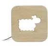 Image de Blumen - veilleuse bois mouton