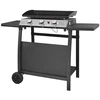 Image de Plancha au gaz séville - 3 brûleurs 7,5kw + chariot