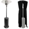 Image de Parasol chauffant oslo chauffage d'extérieur gaz acier noir + housse