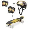 Image de Set Glisse Urbaine - Mondo - Ignite Combo Set Tyro - Skateboard Et Protections - Or