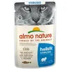 Image de 24x70g Sterilised Cabillaud Almo Nature Holistic - PÃ¢tÃ©e Pour Chat