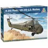 Image de Maquette HÃ©licoptÃ¨re - Italeri - H-34a Pirate / Uh-34d - Plastique - 1/48 - 36 Cm-Italeri
