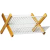 Image de Metaltex - Egouttoir Pliable Cadre En Bois 321845