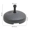 Image de Base Parapluie RÃ©sine Simil Ratan Ã45x15 Cm. 20 Litres Anthracite
