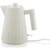 Image de Alessi MDL06/1 W Bouilloire Ã©lectrique PlissÃ©e RÃ©sine Thermoplastique - Blanc