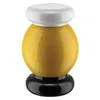 Image de Moulin Ã Sel, Poivre Et Ãpices - Alessi - Mp0210 - Bois De HÃªtre - Design Contemporain - Jaune, Noir, Blanc