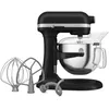 Image de Robot pÃ¢tissier KitchenAid Artisan 5KSM60SPXEBM Ã  bol relevable - Noir rÃ©glisse - 5,6L