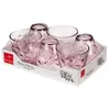 Image de Gobelets En Verre - Flora - Lot De 6 - Lila - Verre Plat - Compatible Lave-Vaisselle