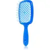 Image de Janeke Superbrush grande brosse à cheveux plate 20,3 x 8,5 x 3,1 cm bleu et bleu clair