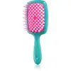 Image de Janeke Superbrush Petit pinceau plat 17,5 x 7 x 3 cm vert aqua et fuchsia