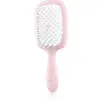Image de Janeke Superbrush Petit pinceau plat 17,5 x 7 x 3 cm rose et blanc