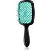 Image de Janeke Superbrush Petit pinceau plat 17,5 x 7 x 3 cm noir et vert aqua