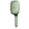 Image de Janeke Brosse plate Curvy "M" Ventilée pour la protection thermique des cheveux 21 x 8,5 x 4 cm vert pomme