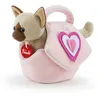 Image de Trudi - Chat dans Sac Rose avec Coeurs
