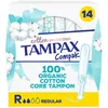 Image de Accessoires corps Tampax  Algodón 100% Organico Tapón Regular P31289285