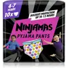 Image de Pampers Ninjama Vêtements de nuit absorbants pour filles 4-7 ans (17-30 kg) 10 pièces