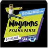 Image de Couche Jetables-Couches D'apprentissage Ninjamas GarÃ§on, 54 Sous-VÃªtement De Nuit, 8-12 Ans, Paquet 1 Mois