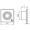 Image de Extracteur d'air intermittent ultra-fin - diamÃ¨tre 100 mm - Punto Filo VORTICE