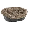 Image de Coussin Ferplast Pour Chien Et Chats Coussin Sofa 4 Coussin De Rechange RembourrÃ© Pour Corbeille En Plastique Coton Doux Lavable RÃ©glable Avec Cordon Ãlastique 64 X 48 X H 25 Cm Marron