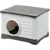 Image de Niche - Ferplast - Petvilla 60 - 54 X 43 X 38.5 Cm - Blanc / Gris