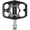 Image de Paire de pédales gravel - plate automatique ou standard alu Switch Cnc (Shimano Spd) 85x70 mm