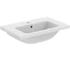 Image de Ideal Standard - I.life S - Meuble-lavabo 610x385x180 Mm, Avec Trop-plein, Trou Pour Robinetterie, Blanc T459001
