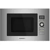 Image de RosiÃ¨res RMG28/1IN - Four micro-ondes grill - intÃ©grable - 28 litres - 900 Watt - inox et verre noir