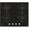 Image de Candy CVG6B Noir IntÃ©grÃ© 59 cm Gaz 4 zones