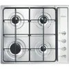 Image de Smeg S64S plaque Acier inoxydable IntÃ©grÃ© 60 cm Gaz 4 zones